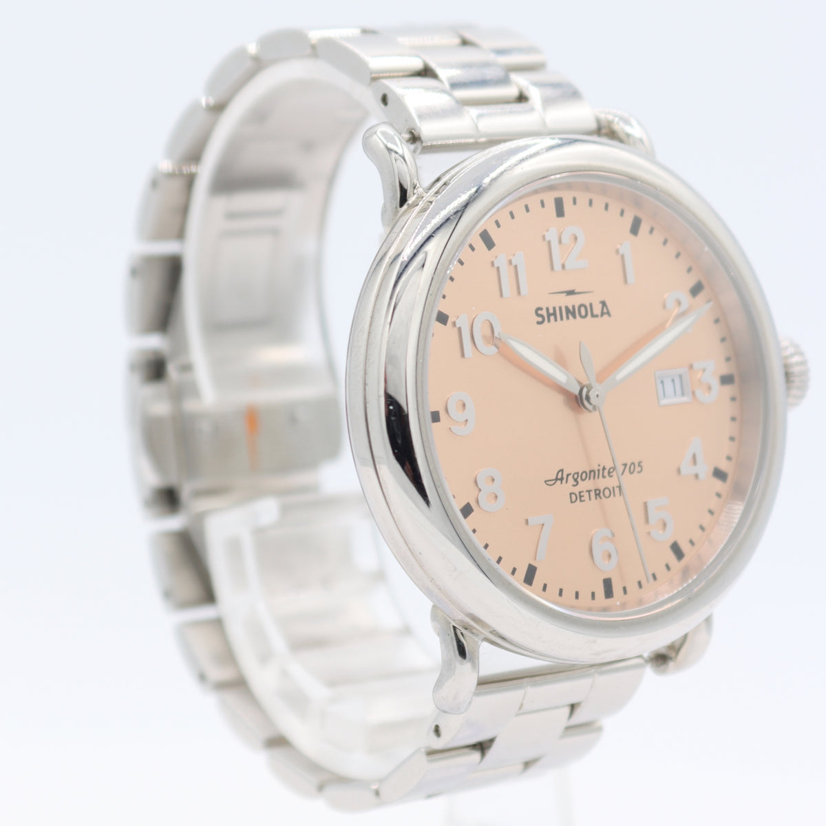 Shinola Runwell Salmon Dial