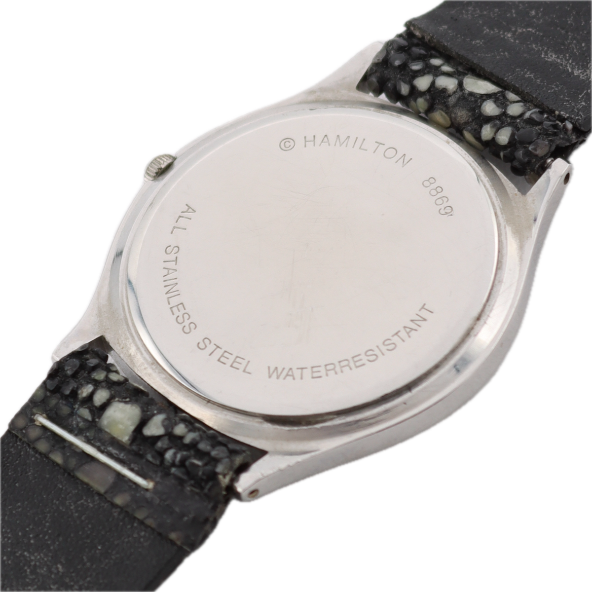 Hamilton White Sunburst Dial 8869