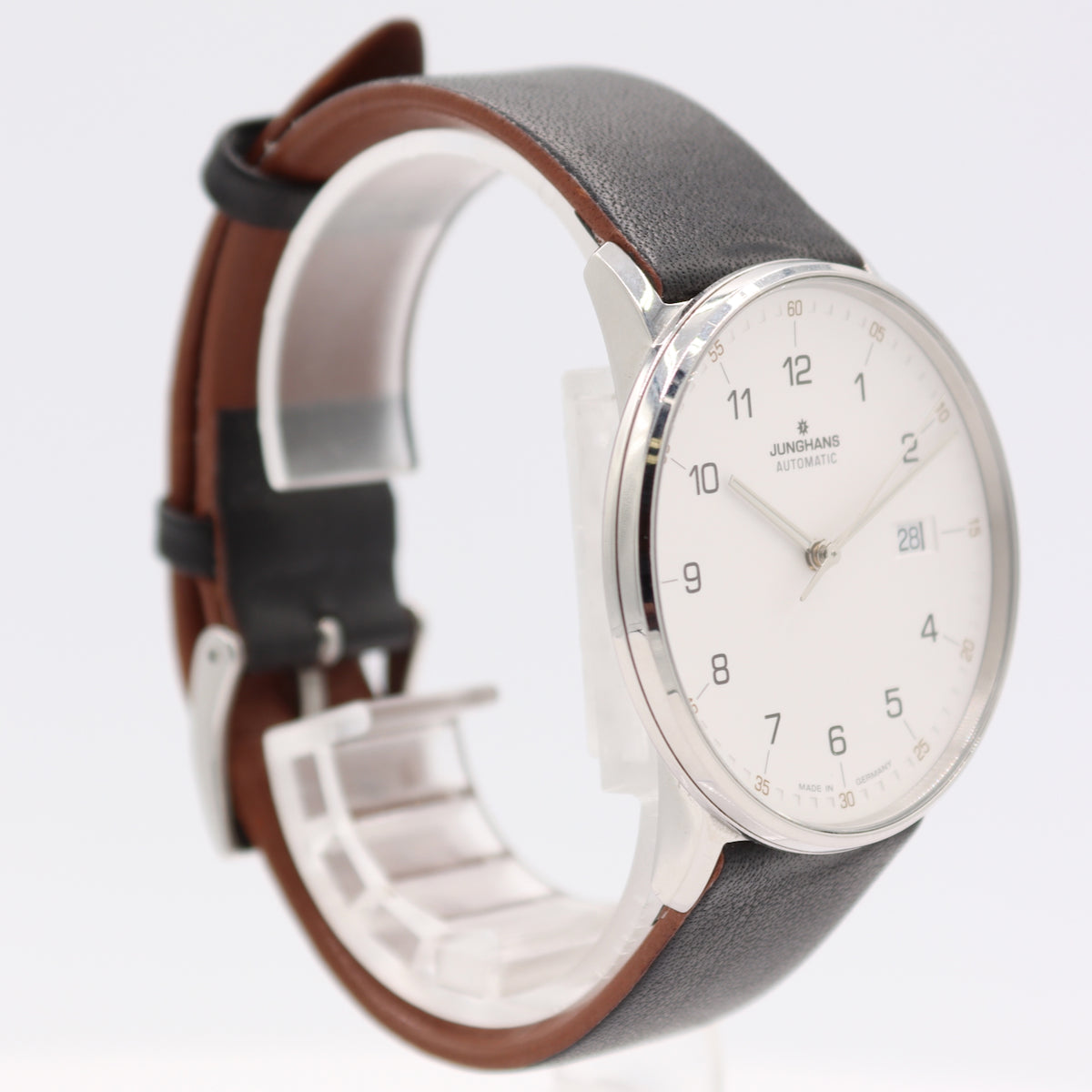 Junghans Form A 27/4731.00 Black Leather