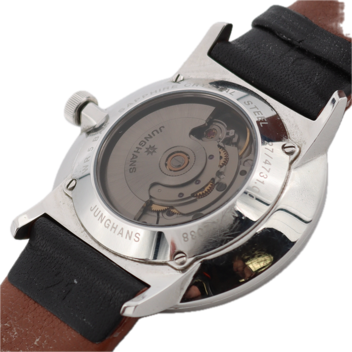 Junghans Form A 27/4731.00 Black Leather