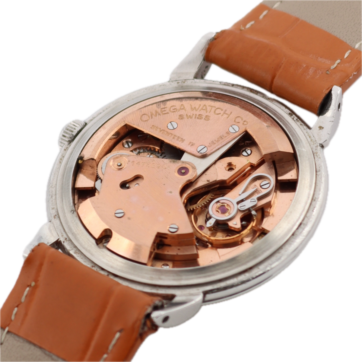Omega Bumper 2446-1 Light Tan Alligator