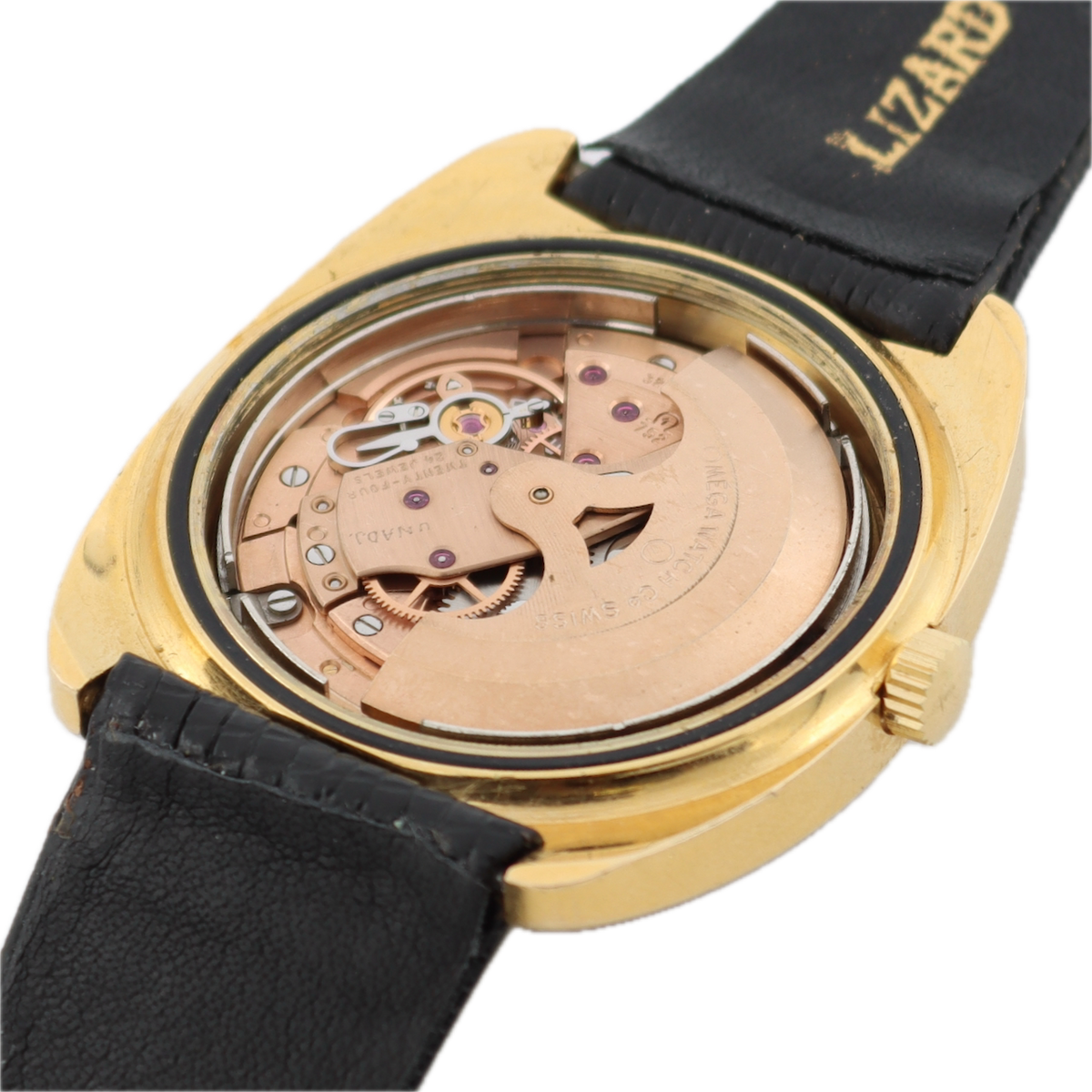 Omega Seamaster 166.064 Black Lizard Band