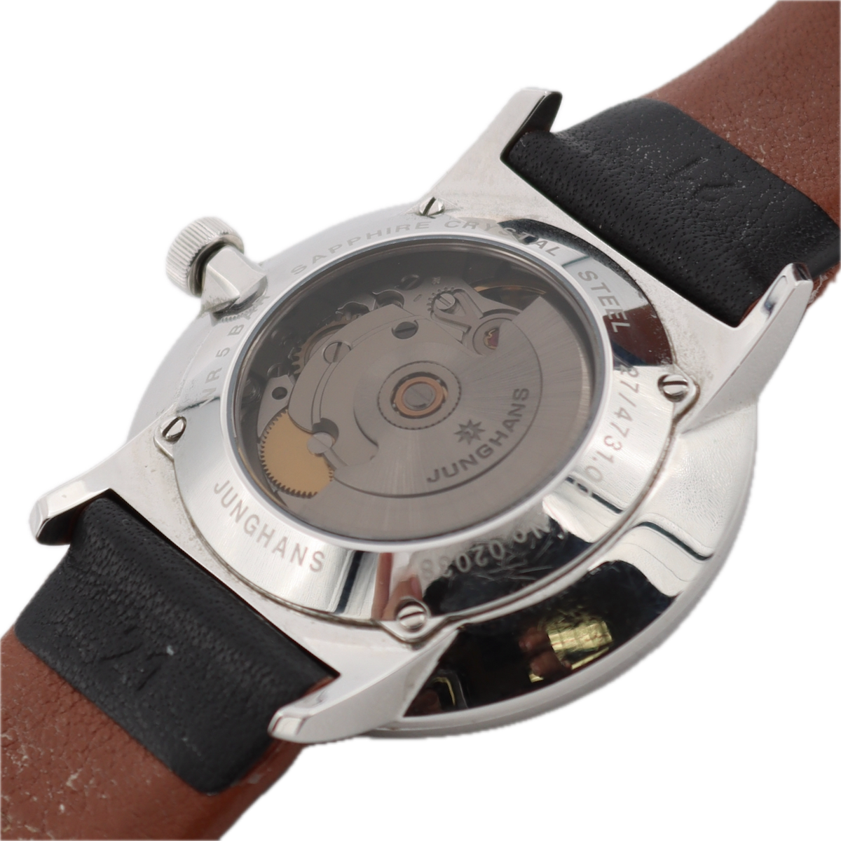 Junghans Form A 27/4731.00 Black Leather