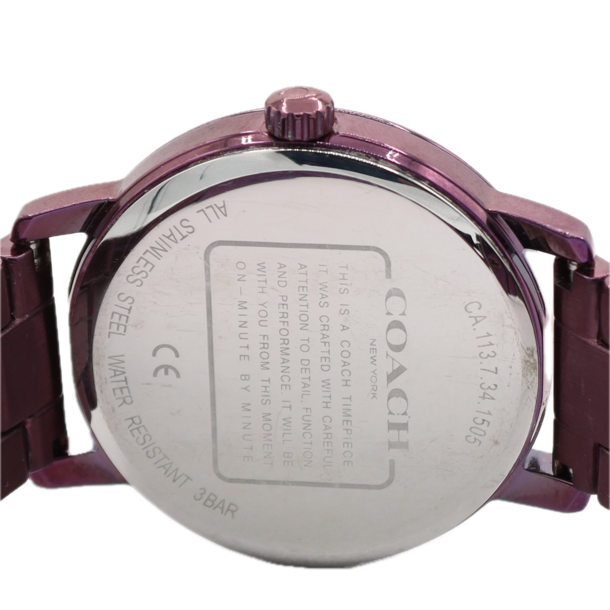 Coach Purple Dial CA.113.7.34.1505