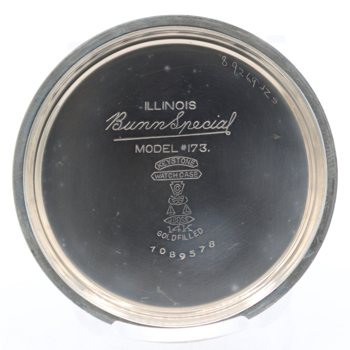 Vintage 16s 1930 Illinois Type 1 60HR RR Pocket Watch 163 Bunn Special Two ToneIllinois 163 Type 1 60HR 163 Bunn Special – photo 5