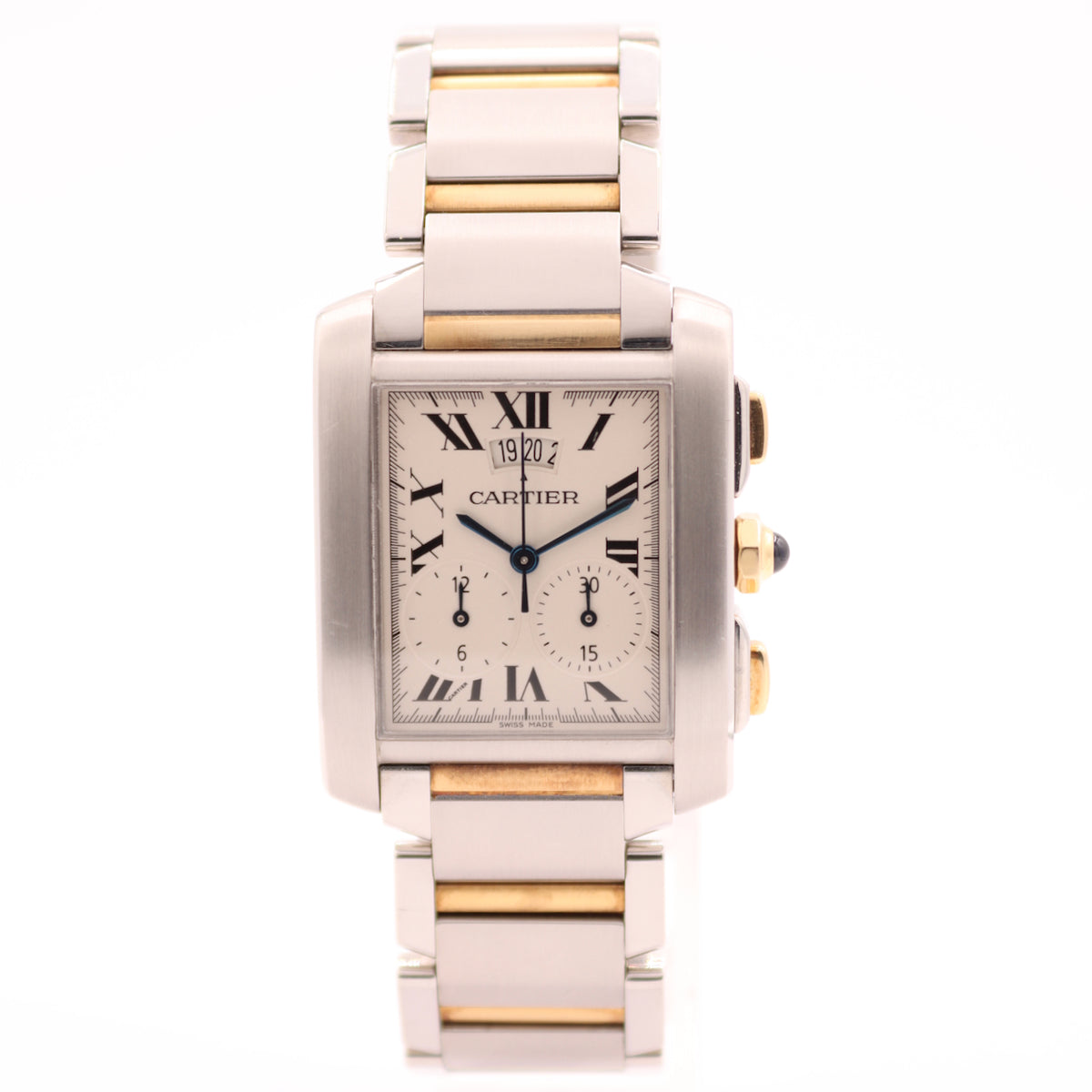 Vintage Cartier Tank Française Chronoflex W51025Q4