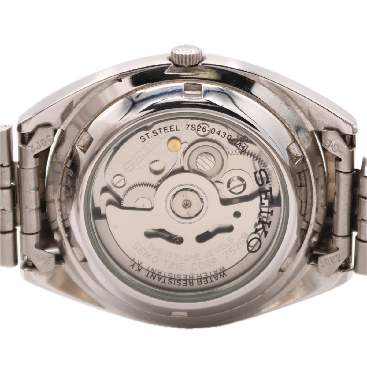 Vintage Seiko Seiko 5 Spanish Day Date Salmon SNXA11 – photo 8